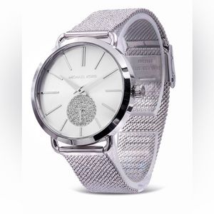 MICHAEL KORS “Portia” Stainless Steel Ladies Watch, MK3843 , NWT!